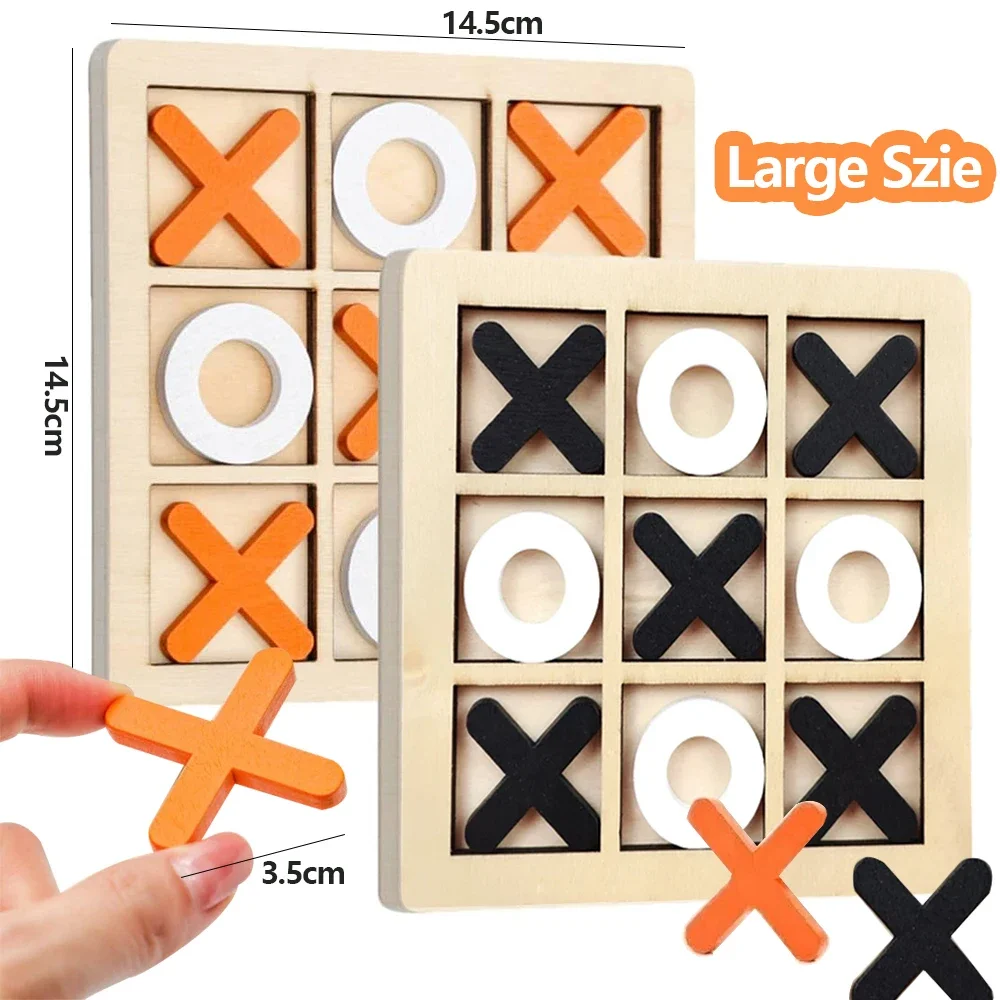 Board Game Recommendation - Wooden XO Tic Tac Toe Game
