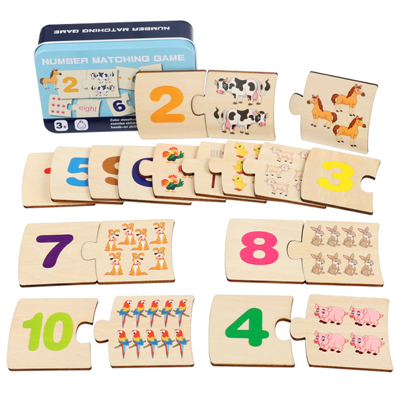 Board Game Recommendation - Children Iron Box Number Enlightenment Paired