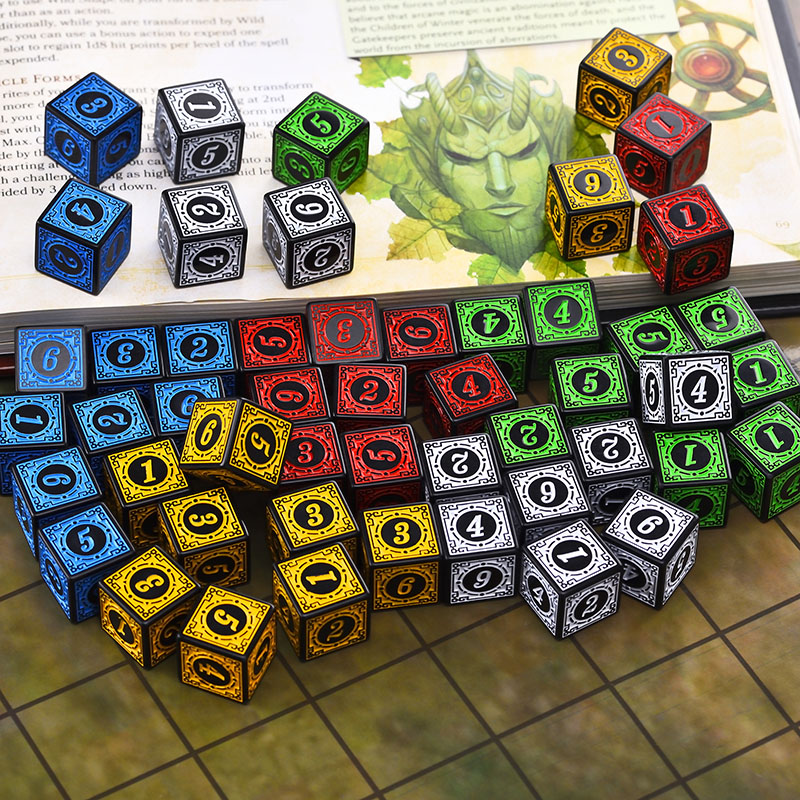 10PCS/Set Acrylic Dice Set D6  - Board Game Pandemic 评论和价格