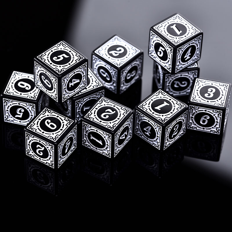 10PCS/Set Acrylic Dice Set D6  - Board Game Pandemic 评论和价格