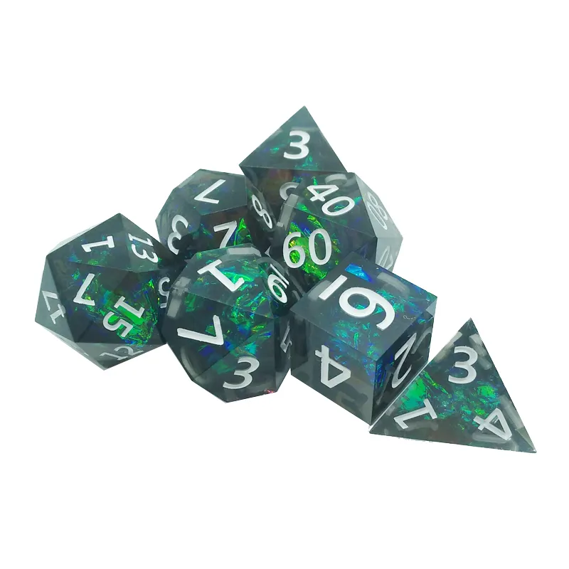 7PCS resin sharp polyhedral di - Board Game Pandemic 评论和价格