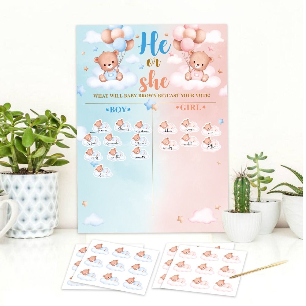 With Stickers Gender Revealed  - Board Game Festival 评论和价格