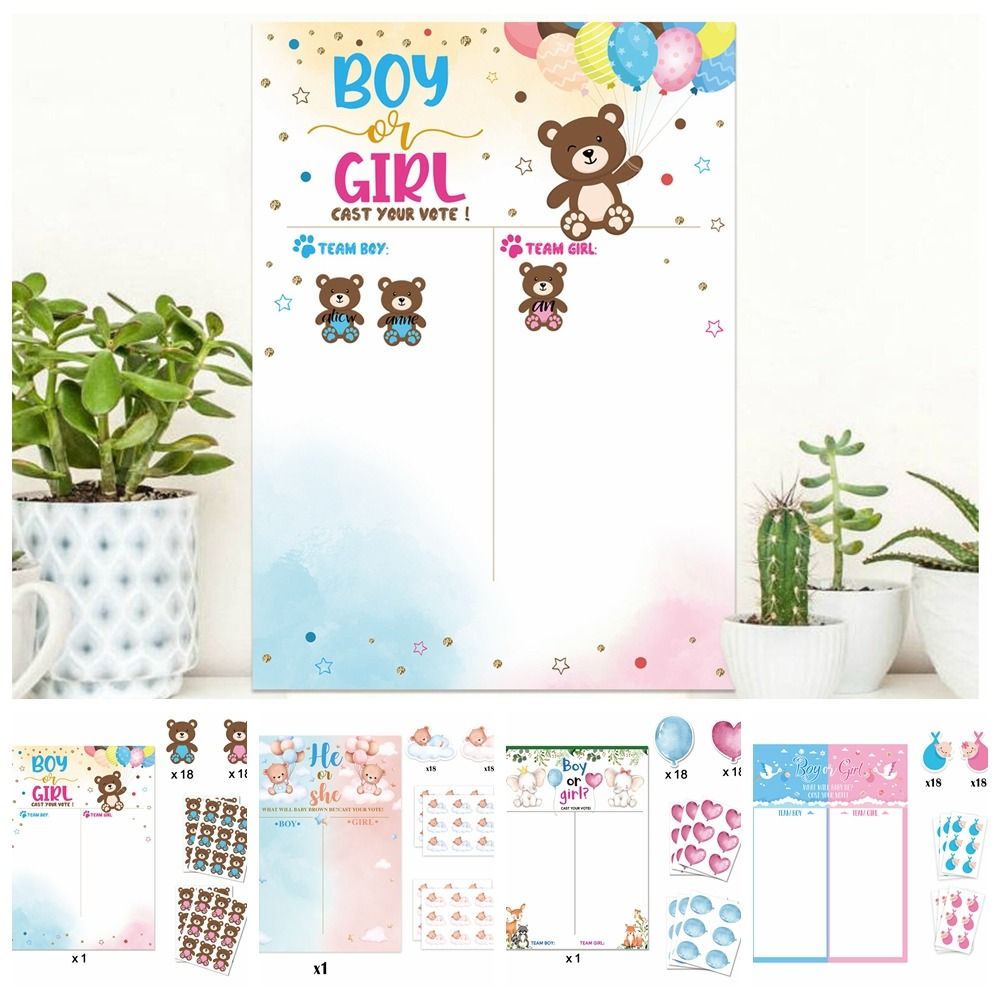With Stickers Gender Revealed  - Board Game Festival 评论和价格