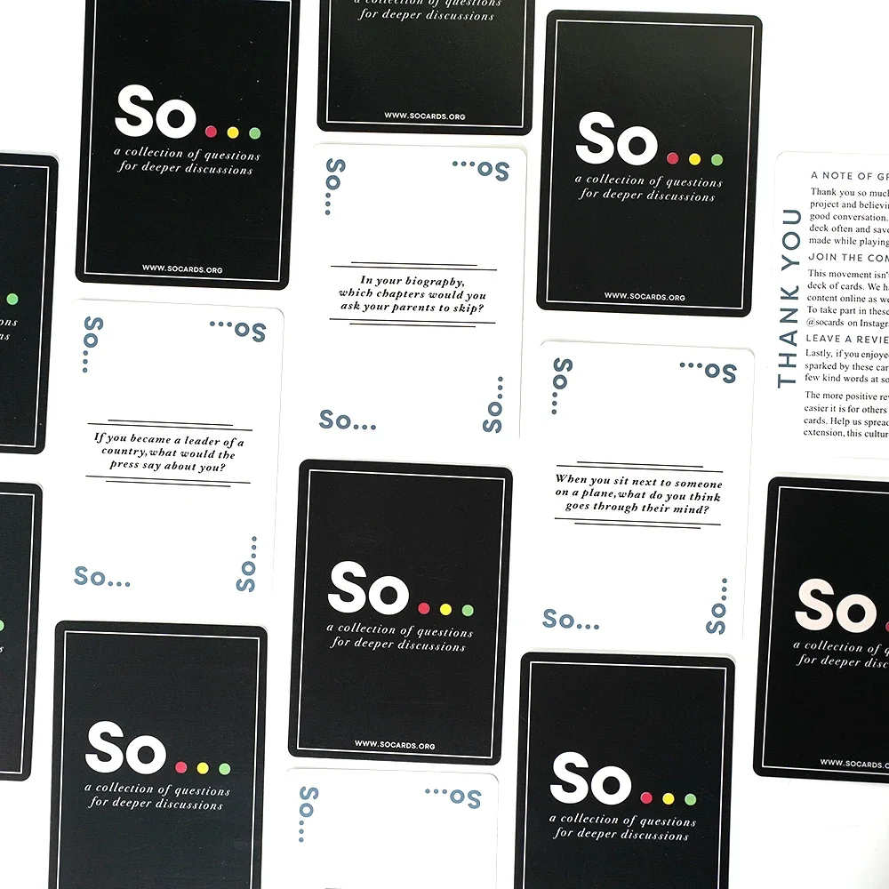 High Quality So Cards Conversa - Board Game Question 评论和价格