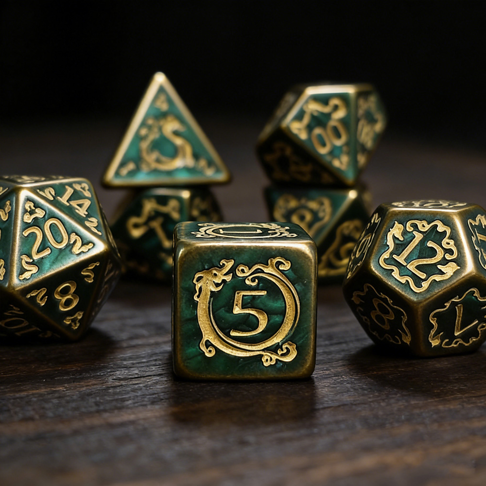 DND Dice 7Pcs/set Dragon Patte - Board Game Pandemic 评论和价格
