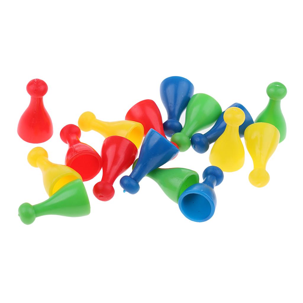 16 Pieces Plastic Chess Pawn P - Board Game Halma 评论和价格