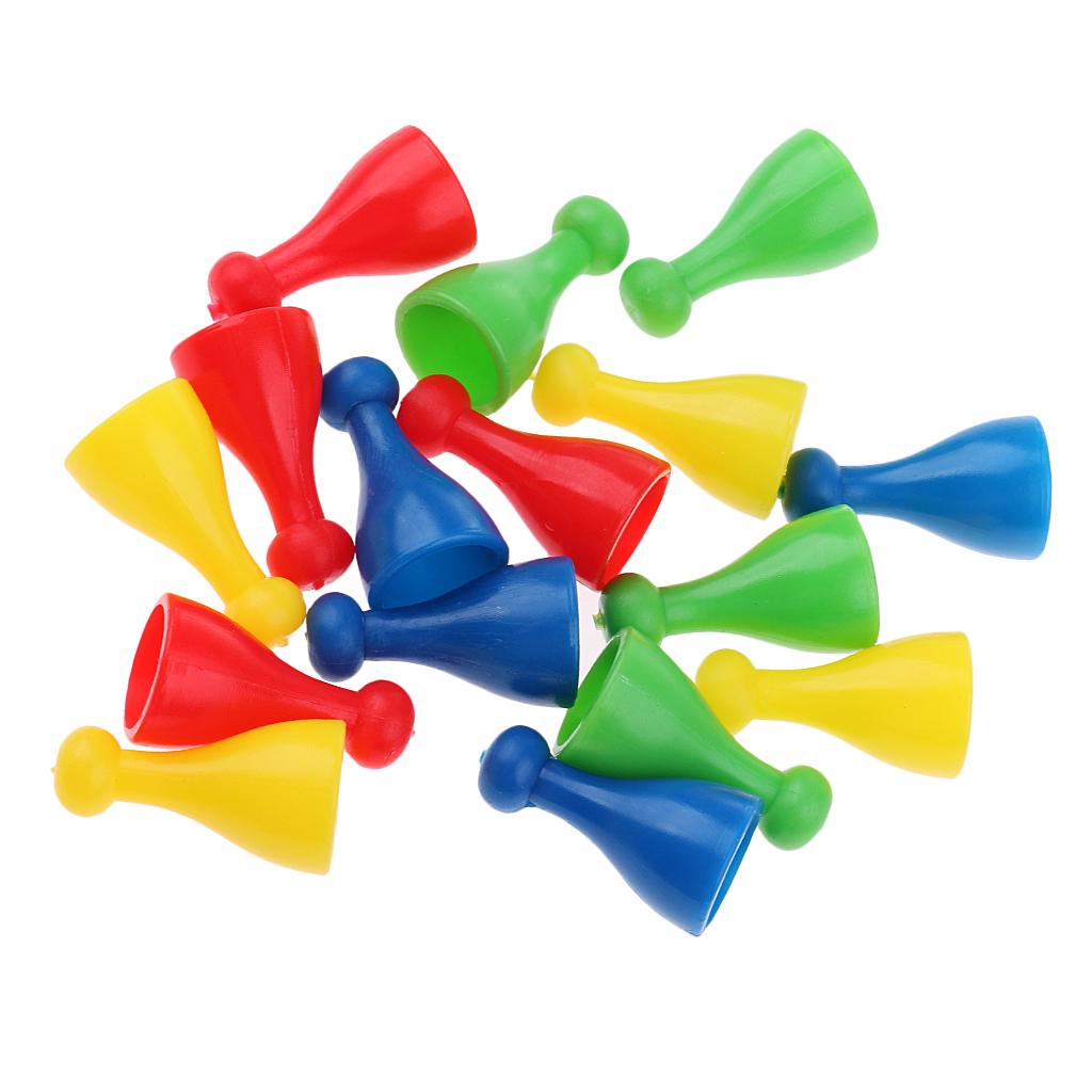 16 Pieces Plastic Chess Pawn P - Board Game Halma 评论和价格