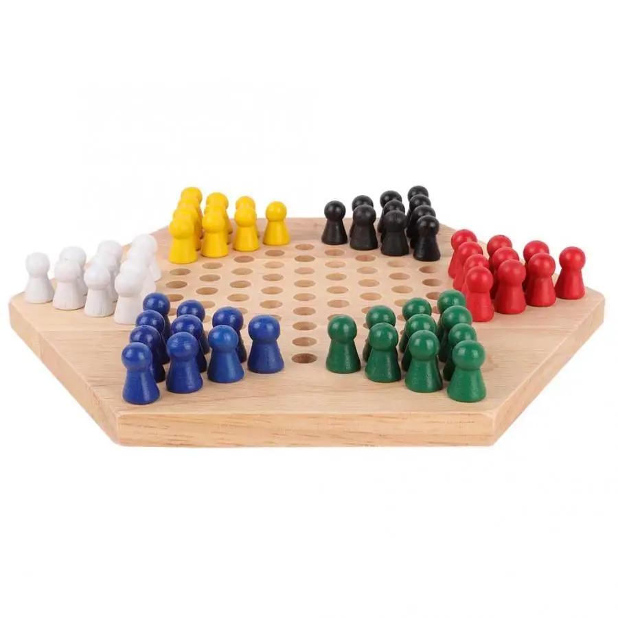 Wooden Educational Board Kids  - Board Game Halma 评论和价格