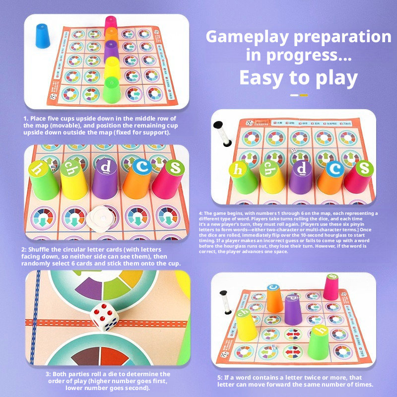 Hot Kids Chinese Pinyin Matchi - Board Game Recommendation 评论和价格