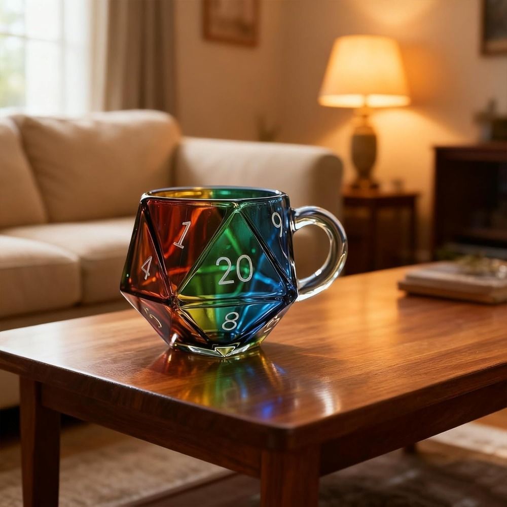 Transparent Glass Rainbow D20  - Board Game Pandemic 评论和价格