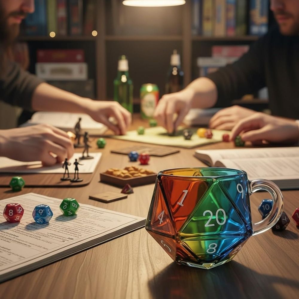 Transparent Glass Rainbow D20  - Board Game Pandemic 评论和价格