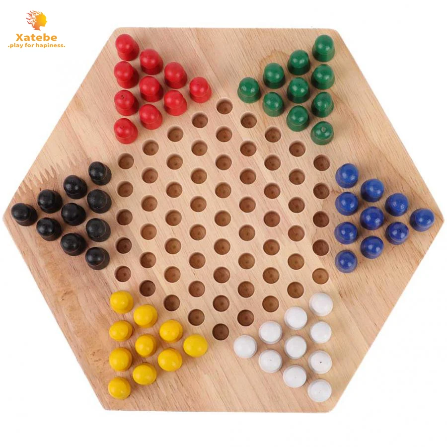 Wooden Educational Board Kids  - Board Game Halma 评论和价格