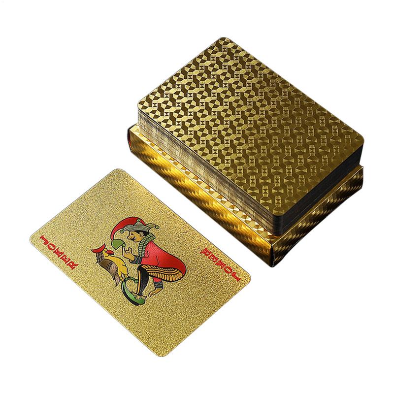 Gold Foil Poker Cards Luxury G - Board Game Festival 评论和价格