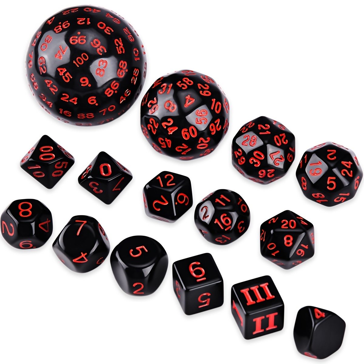 D3-D100 Black Base Polyhedral  - Board Game Pandemic 评论和价格