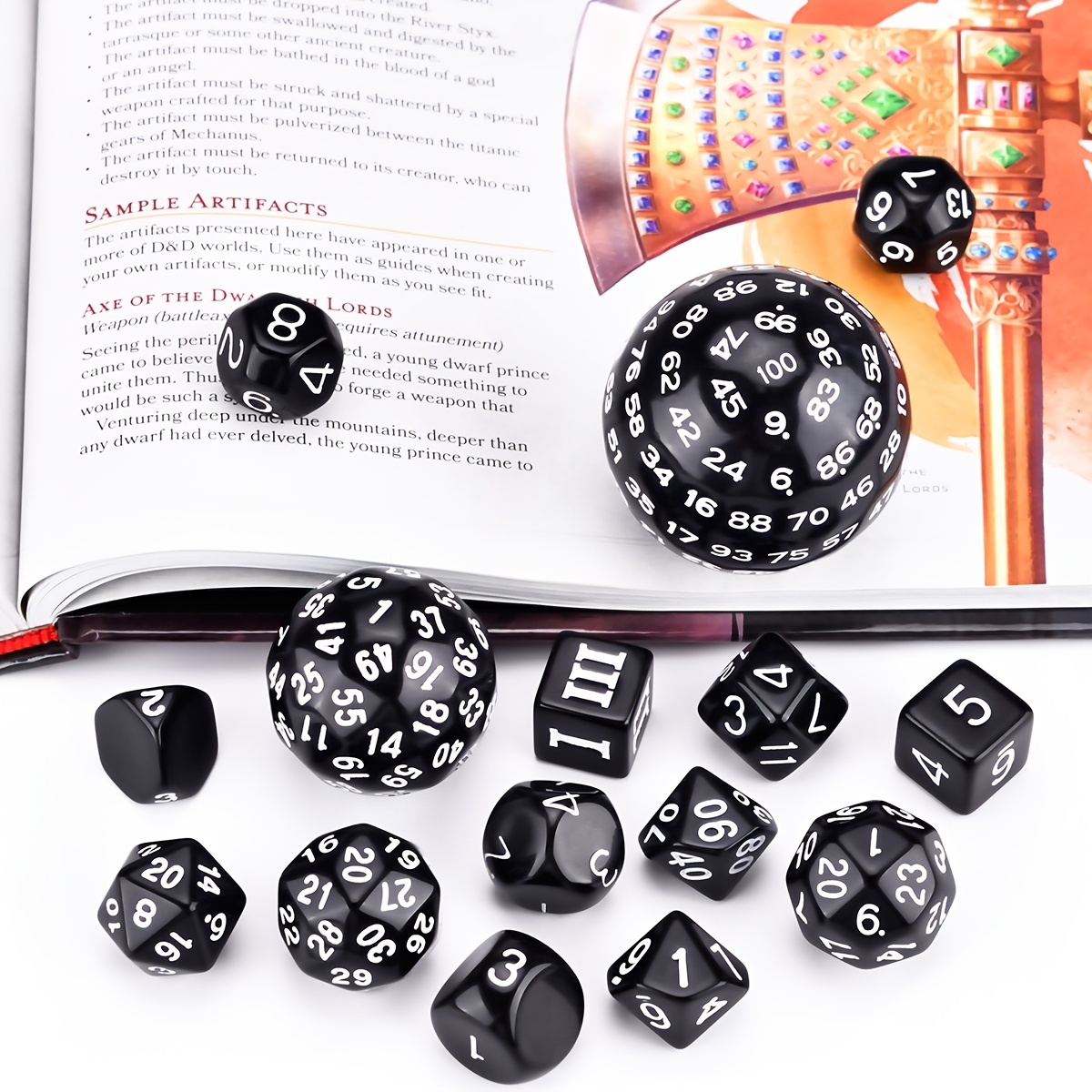 D3-D100 Black Base Polyhedral  - Board Game Pandemic 评论和价格