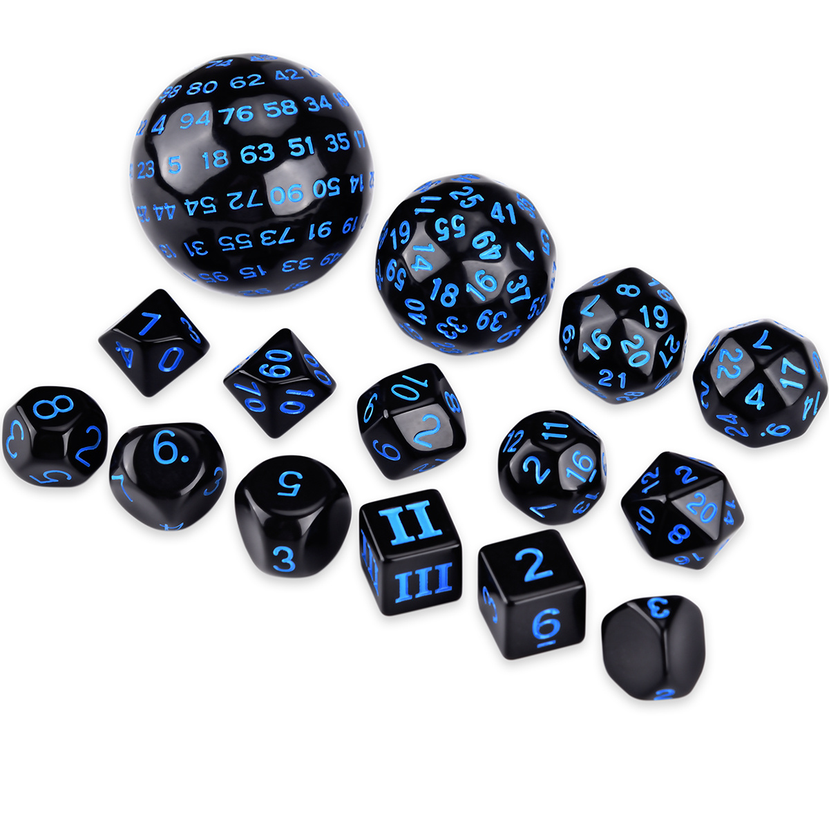 D3-D100 Black Base Polyhedral  - Board Game Pandemic 评论和价格