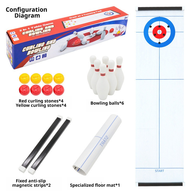 New Mini Curling&Bowling Table - Board Game Live 评论和价格