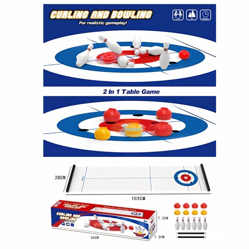 New Mini Curling&Bowling Table - Board Game Live 评论和价格