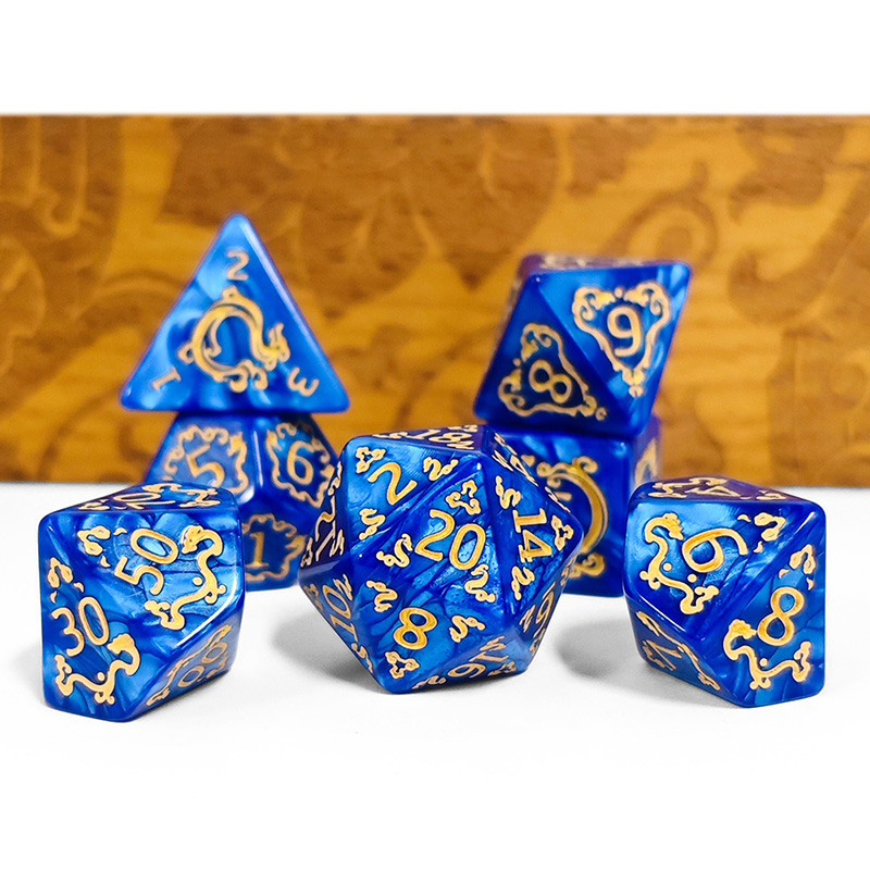7pcs DND Dice 7Pcs/set Dragon  - Board Game Pandemic 评论和价格